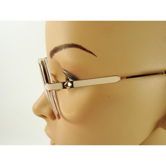 Kate Spade Eyeglasses Frames Only Pink Zeena/G Rose Gold Metal 54-17 Cat Eye - Picture 15 of 16
